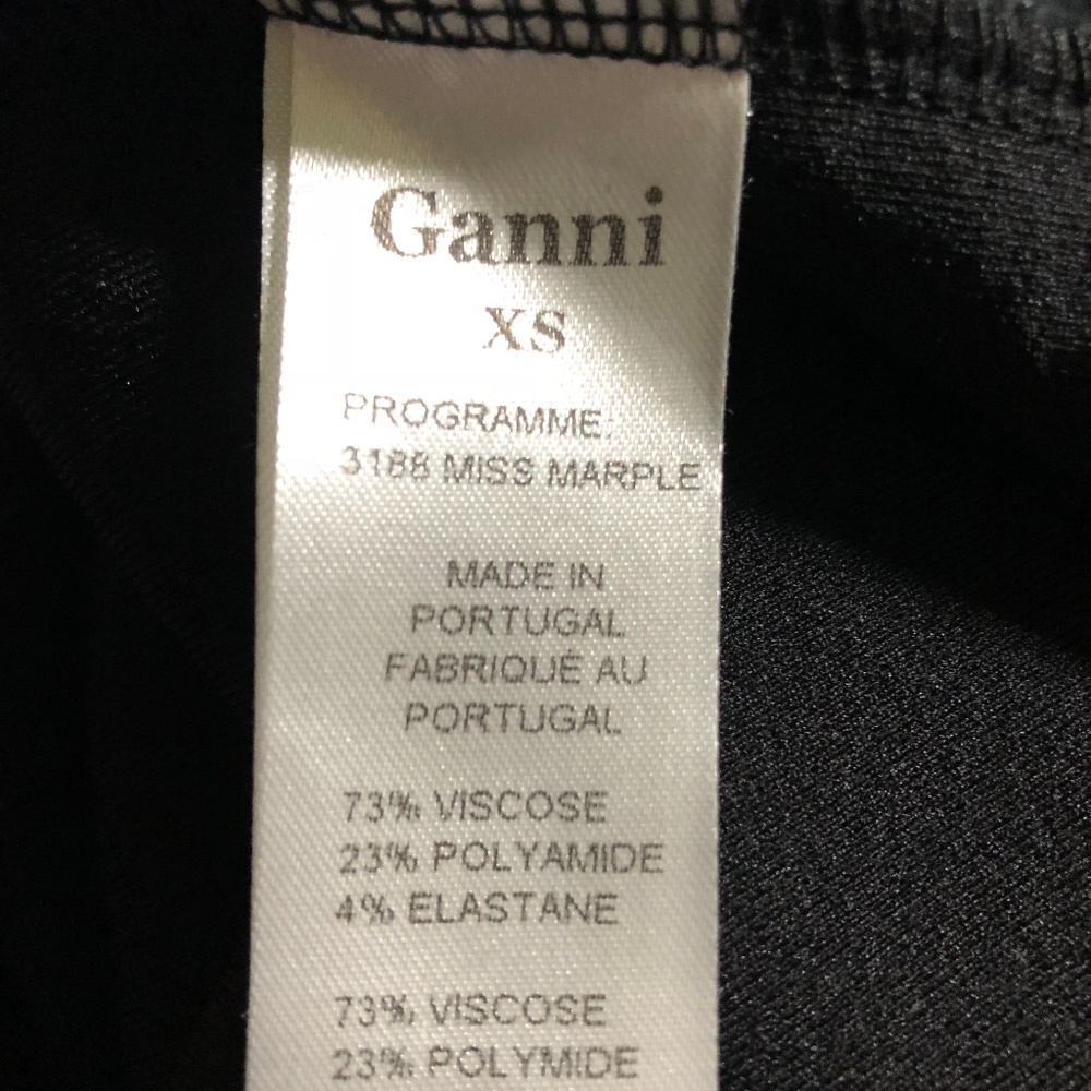GANNI Anthropologie Miss Marple Split Peplum Dress - Picture 4 of 4